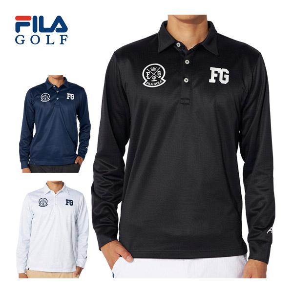 【新品未使用！】FILAGOLF 長袖ポロシャツ FILA GOLF ポロシャツ フィラゴルフ ゴルフウェア ワンポイント ロゴ
