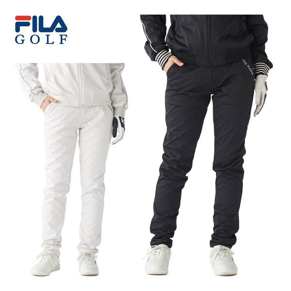 FILA GOLF フィラゴルフ タイポグラフィー柄 キルトボンディング
