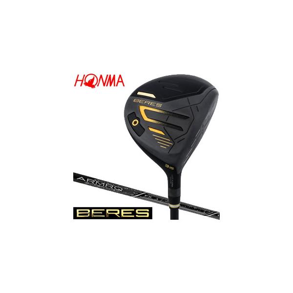 本間ゴルフ 2024年モデル BERES09 BLACK フェアウェイウッド ARMAQ FX BLACK カーボンシャフト BERES 本間ゴルフ 2024年モデル BERES09 BLACK フェアウェイウッド