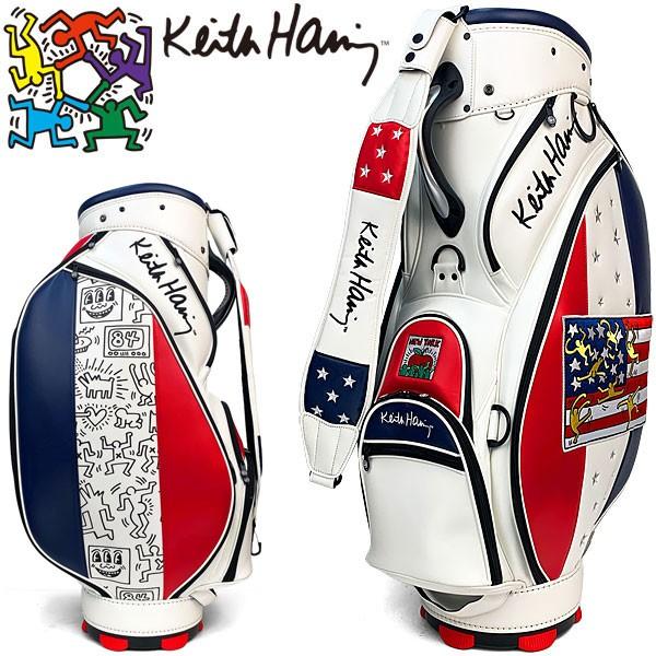 キースヘリング ゴルフ シグネチャー キャディバッグ American flag 