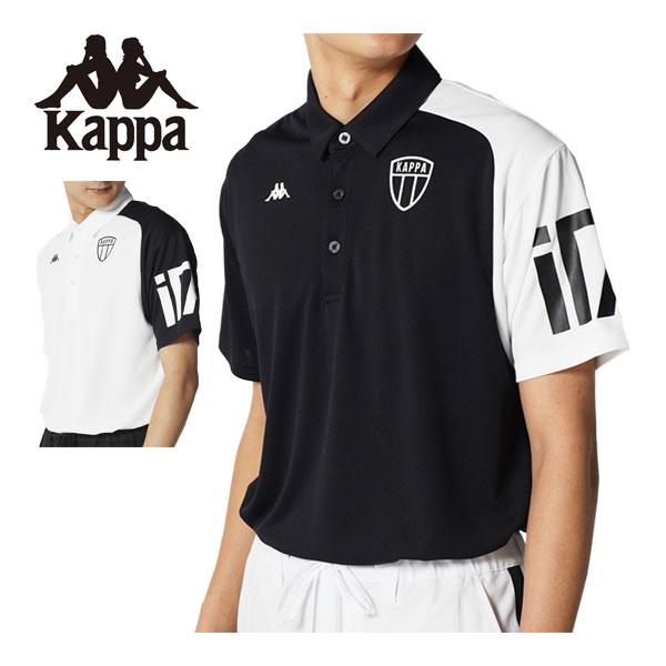 Kappa（カッパ） バイカラー 半袖 ポロシャツ ゴルフウェア メンズ