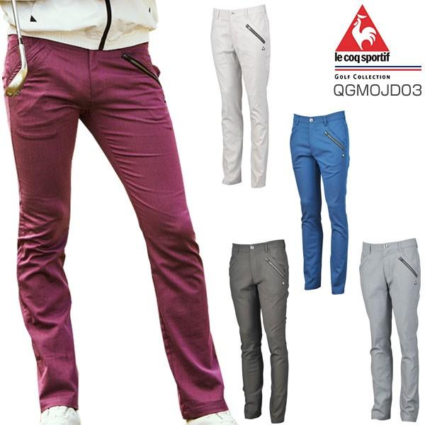 ルコック パンツ メンズ ロングパンツ ゴルフウェア ゴルファーズポケットデザイン ミニグリッドシャンブレー ロングパンツ Qgmojd03 Qgmojd03 19年秋冬モデル Lq19fmojd03 Greenfil ゴルフウェア専門店