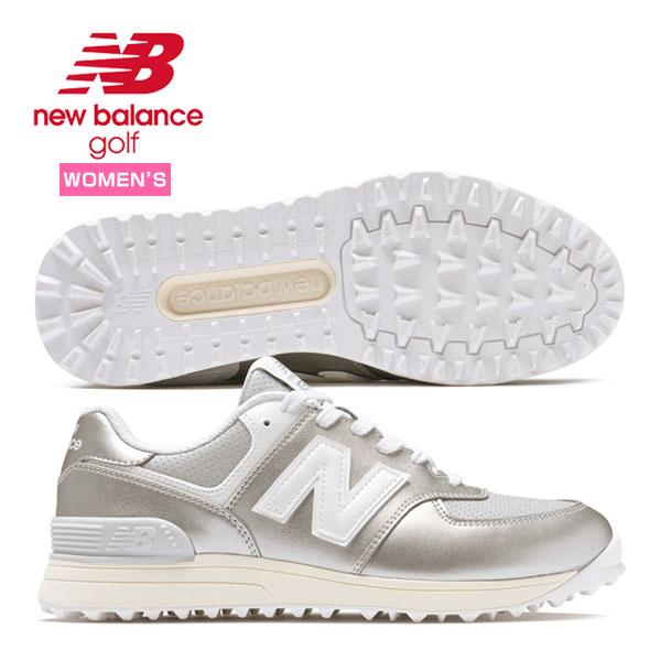 New Balance 574 ゴルフシューズ ホワイト/シルバー　27cm New Balance Golf（ニューバランスゴルフ） ニューバランス 574 v4