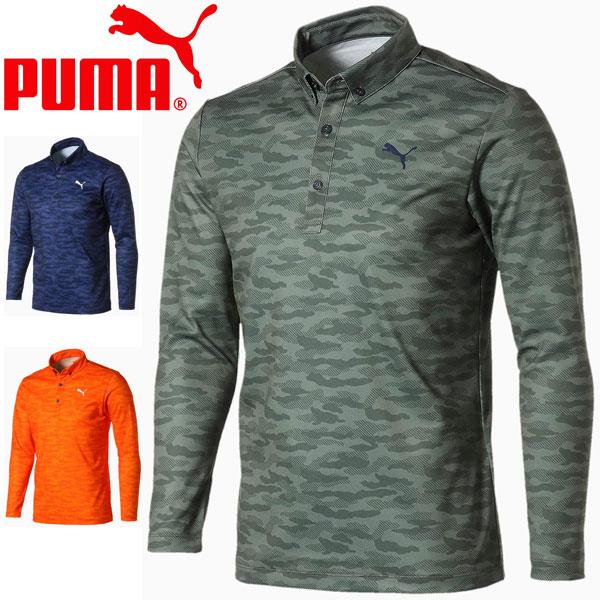 プーマ ゴルフウェア メンズ カモ グラフィック 長袖ポロシャツ 年秋冬モデル S Xxl Pmf Greenfil ゴルフウェア専門店 通販 Yahoo ショッピング