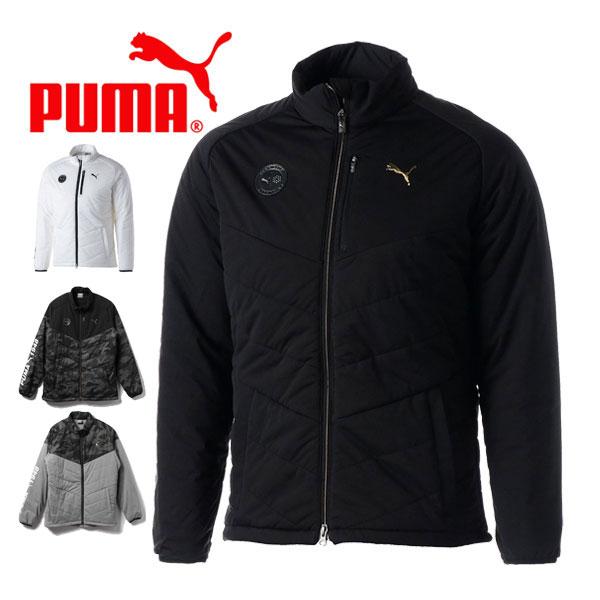 PUMA プーマ ゴルフウエア モックネック ウーブンパデッドジャケット