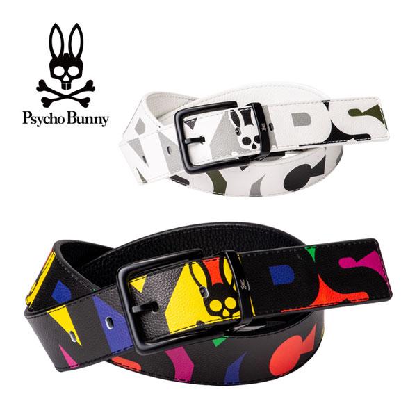 Psycho Bunny（サイコバニー） ゴルフ ベルト PB リバーシブル ARTLOGO