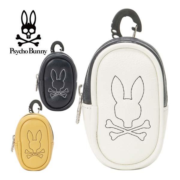 PSYCHOBUNNY ゴルフ ポーチ 新品未使用 Psycho Bunny（サイコバニー） MONOGRAM ボールポーチ PBMG4FE2