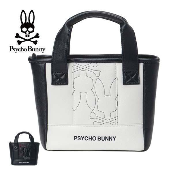 【新品】PsychoBunny　ロッカーバッグ　トートバッグ　フラッグロゴ　白色 サイコバニー（Psycho Bunny）（メンズ）ゴルフ トートバッグ アングロ