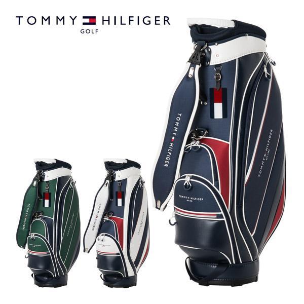 新品 トミーヒルフィガーゴルフ キャディバッグ THMG5SC4 グリーン TOMMY HILFIGER GOLF トミーヒルフィガー ゴルフ フラッグロゴ