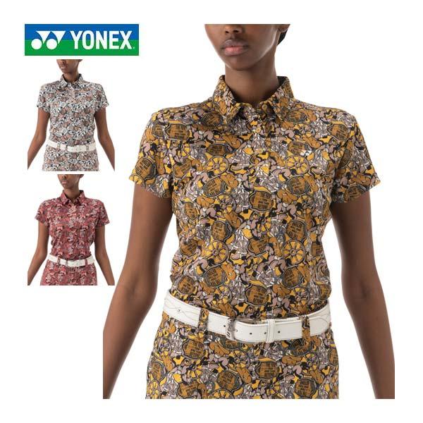 YONEX（ヨネックス） ベリークール ウェスタン総柄 半袖 ポロシャツ