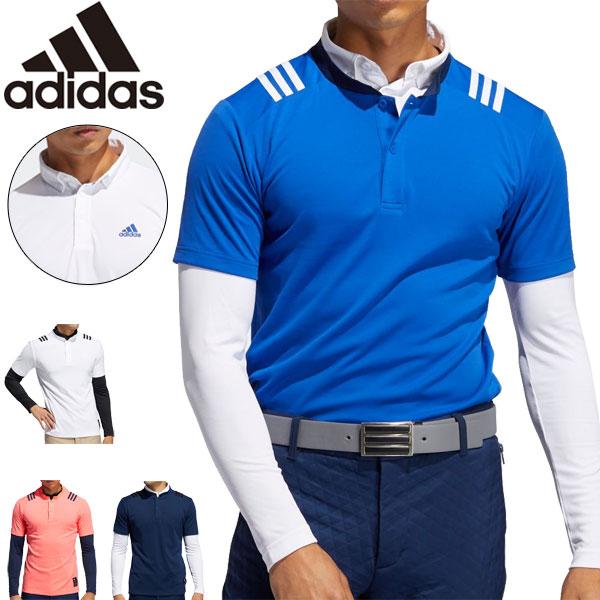 アディダス ゴルフウェア メンズ スリーストライプス レイヤード 長袖ポロシャツ スタンドカラー 半袖シャツ Ins67 M O Adfins67 ゴルフプラザ グリーンフィル 通販 Yahoo ショッピング