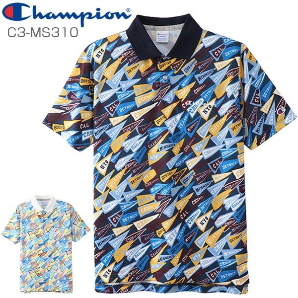 チャンピオン ゴルフウェア メンズ ペナント柄 半袖ポロシャツ C3 Ms310 M Xl Ch18sc3ms310 ゴルフプラザ グリーンフィル 通販 Yahoo ショッピング
