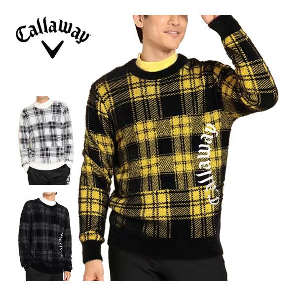 Callaway キャロウェイ メンズ ゴルフウェア チェックジャカード