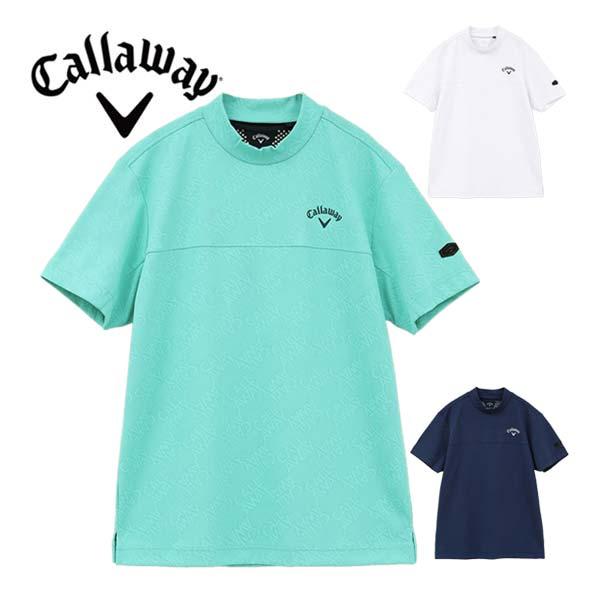 Callaway キャロウェイ メンズ ゴルフウェア ロゴジャカード Callaway キャロウェイ メンズ ゴルフウェア ロゴジャカード
