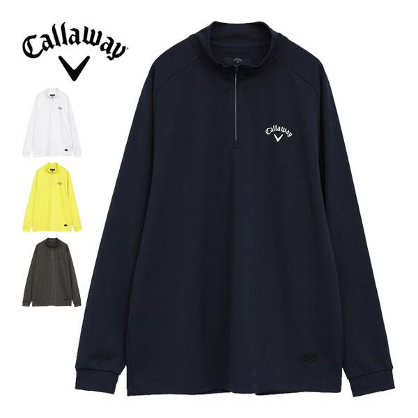 Callaway（キャロウェイ） ロゴジャカード ハーフジップ モックネック