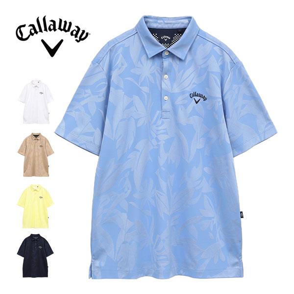 Callaway（キャロウェイ） フラワージャカード 半袖 ポロシャツ ゴルフ