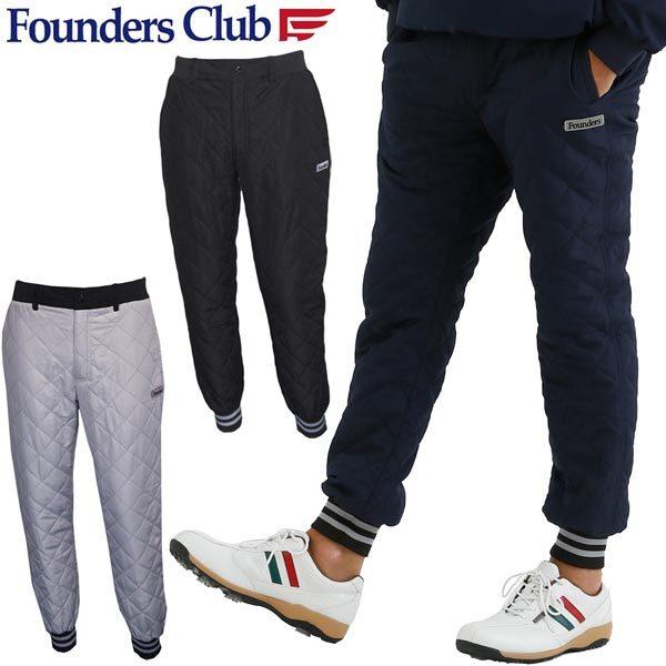 ■新品ファウンダースクラブ上下メンズ ゴルフ ウェアFounders Club■ ファウンダースクラブ メンズ ゴルフウエア 裾リブ 中綿 キルティング