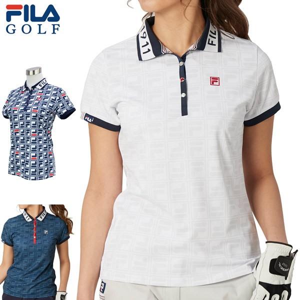 フィラゴルフ レディース ゴルフウェア ロゴジャガード 半袖ポロシャツ 750 605 M Ll Fls ゴルフプラザ グリーンフィル 通販 Yahoo ショッピング