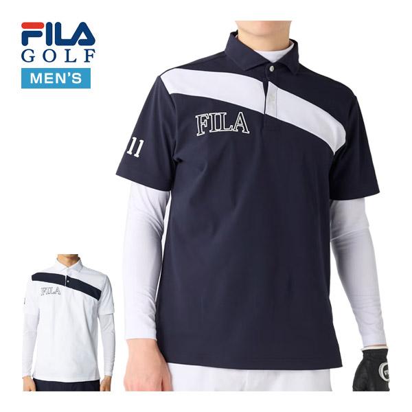FILA GOLF フィラゴルフ 半袖 ポロシャツ + ハイネック 長袖インナー