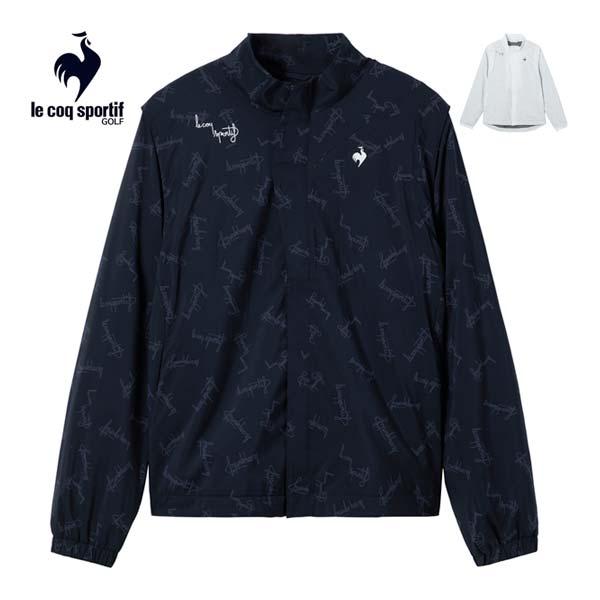 ルコックスポルティフ ゴルフ ヒートマッピング 2WAY フルジップ ジャケット ウェア メンズ 2025年秋冬モデル M-3L LG5FWB01M le coq sportif GOLF（ルコックスポルティフ ゴルフ） ルコック