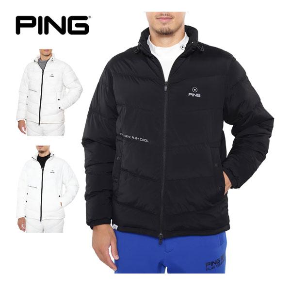 ピン PING 連結中綿 半袖ブルゾン パンツ 上下セット Mサイズ ピン