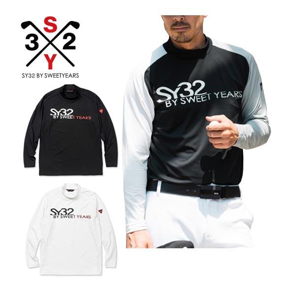 SY32 by SWEET YEARS メンズ ゴルフウェア ストレッチ モック SY32 by SWEET YEARS メンズ ゴルフウェア ストレッチ モック