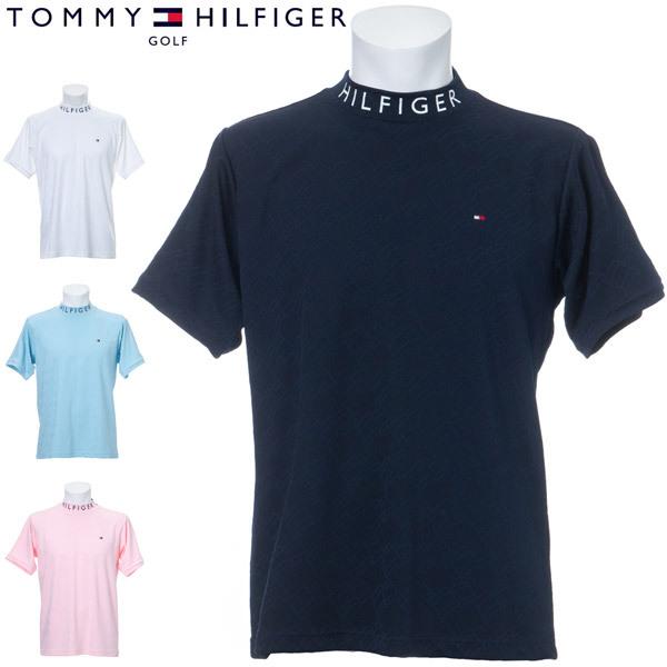 トミーヒルフィガー ゴルフ ウェア メンズ ウェービー フラッグ 半袖 ハイネックシャツ THMA142 2021年春夏モデル M-LL