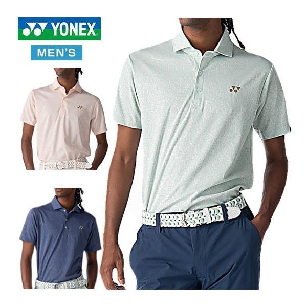 YONEX 幾何学模様 ポロシャツ パンツセットJP L YONEX（ヨネックス） ベリークール エアリリース 総柄ジャカード 半袖