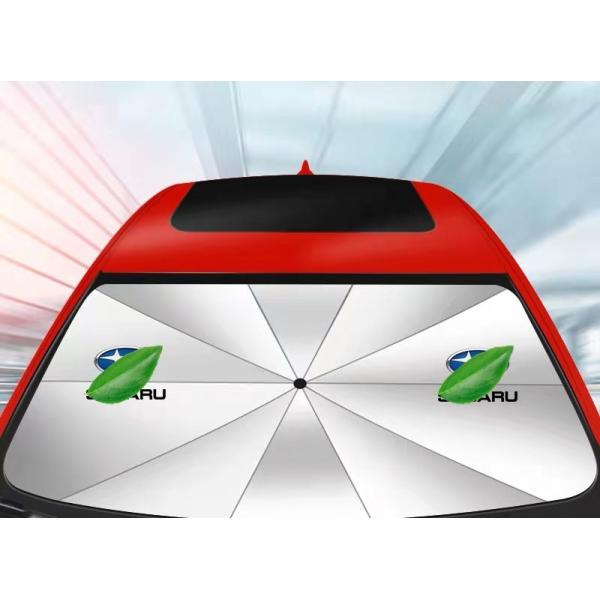 スバル 専用 サンシェード 折り畳み 傘型 日除け UVカット 収納袋付 取付簡単 LOGO XV BRZ フォレスター レヴォーグ インプレッサ レ