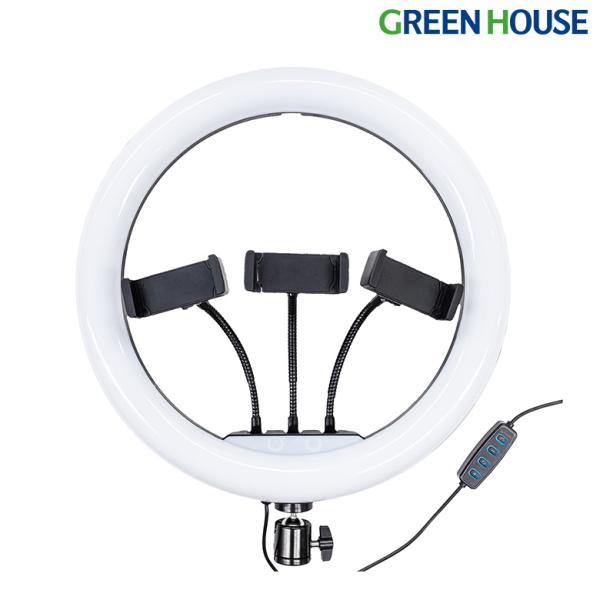 【特徴】スマートフォンホルダー3個付属、スマートフォンを3つ同時に使って、複数チャンネルのライブ動画が同時配信できる・12インチ大きいリングで範囲広いを明るく照らせる・ドイツの大手LEDメーカー「オスラム社」の高精度LEDを採用・シーンで選...