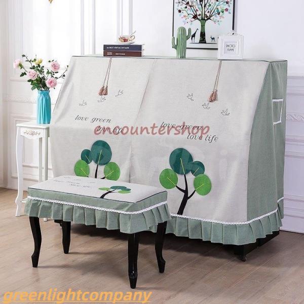 ■サイズ:ピアノ長さ約148-155cm適応椅子長さ1人掛け約58ｘ40cm/2人掛け約78ｘ40cm■素材:ポリエステル■ 中国製【注意事項】 注文確定後のキャンセル、サイズ間違いやイメージ違い等よる返品?交換は承りかねます。ピアノカバー...