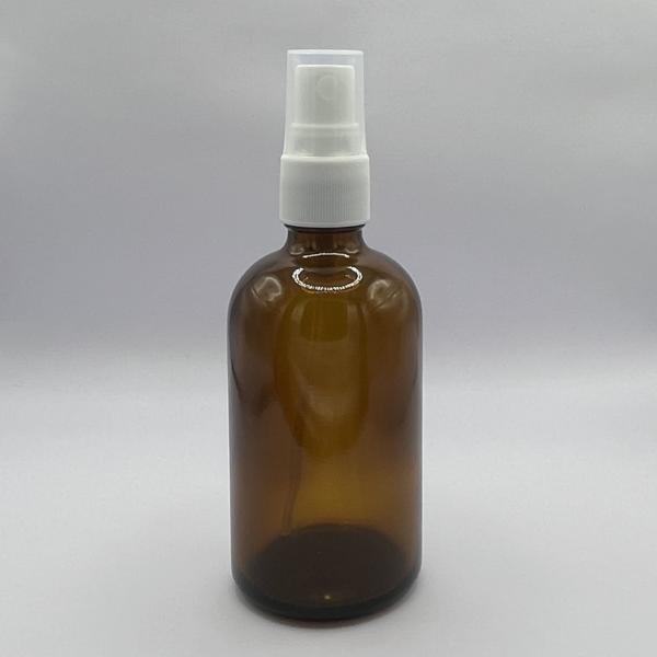 Ｄシリーズ 褐色 ガラス スプレー容器 100ml 保存容器 アロマオイル エッセンシャルオイル 精油 容器 小分け 小瓶 持ち運び キャップ アロマグッズ 香水 化粧水