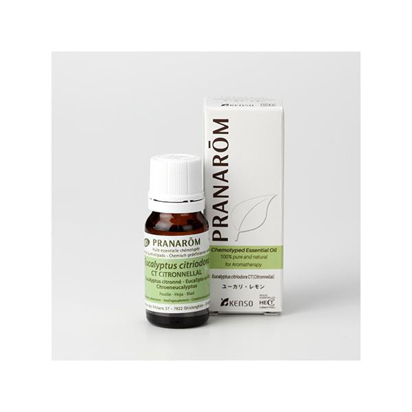 プラナロム ユーカリレモン 10ml アロマ アロマオイル 精油 エッセンシャルオイル 認定 天然成分 100% アロマディフューザー ケモタイプ精油 オーガニック