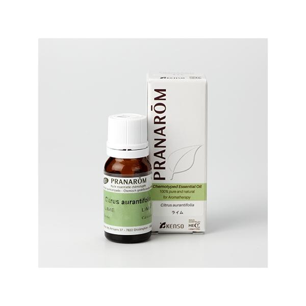 プラナロム ライム10ml アロマ アロマオイル 精油 エッセンシャルオイル 認定 天然成分 100% アロマディフューザー ケモタイプ精油 オーガニック キャンドル