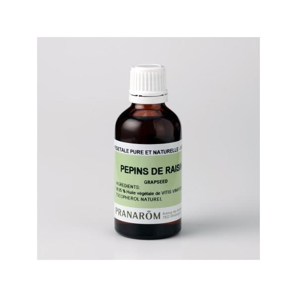 グレープシードオイル 50ml【PRANAROM/プラナロム】