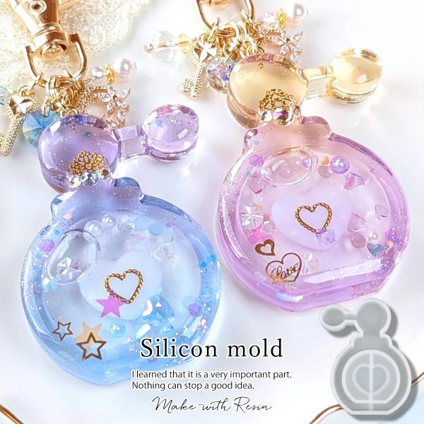 シリコン型・モールド 香水瓶のカシャカシャ シリコンモールド