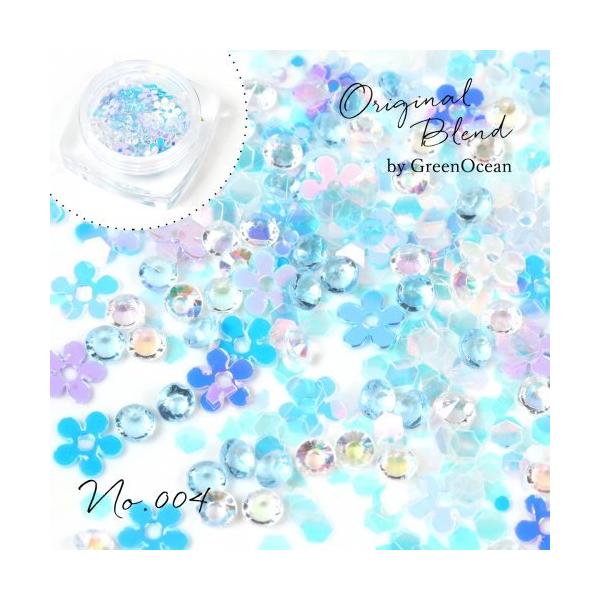 隠れ工房GreenOcean 封入 レジン封入素材 ラメホロ 氷花 レジンパーツ