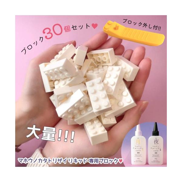 レジンブロック レジン用品 ブロック30個セット ブロック外し付 マホウノカタトリザイ