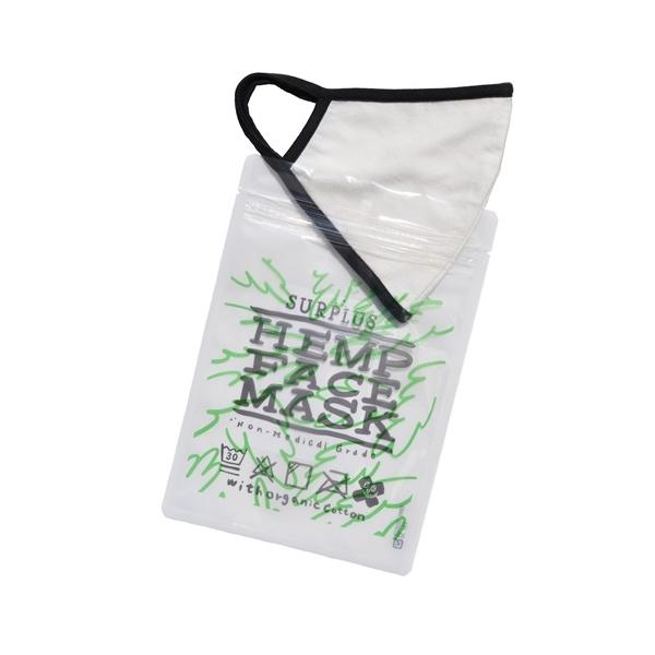 SURPLUS HEMP T[vXwv FACE MASK / NATURAL x BLACK wv I[KjbNRbg JԂ􂦂 z }XN