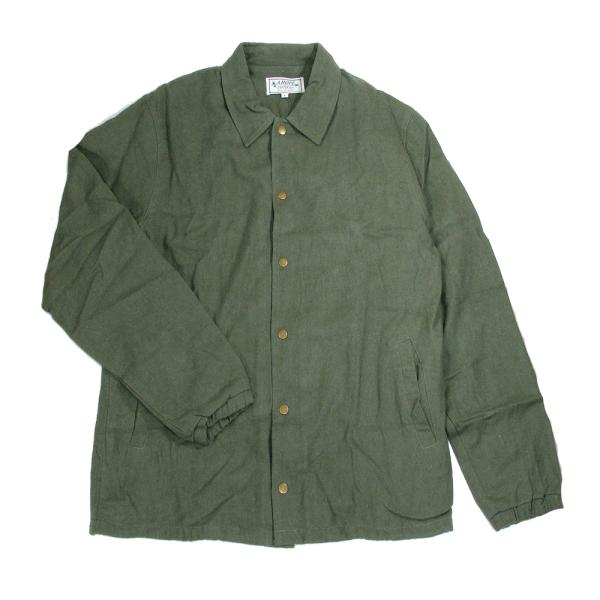 AHOPEHEMP（アホープヘンプ） HEMP FLANNEL COACH JKT(裏天竺) / OLIVE