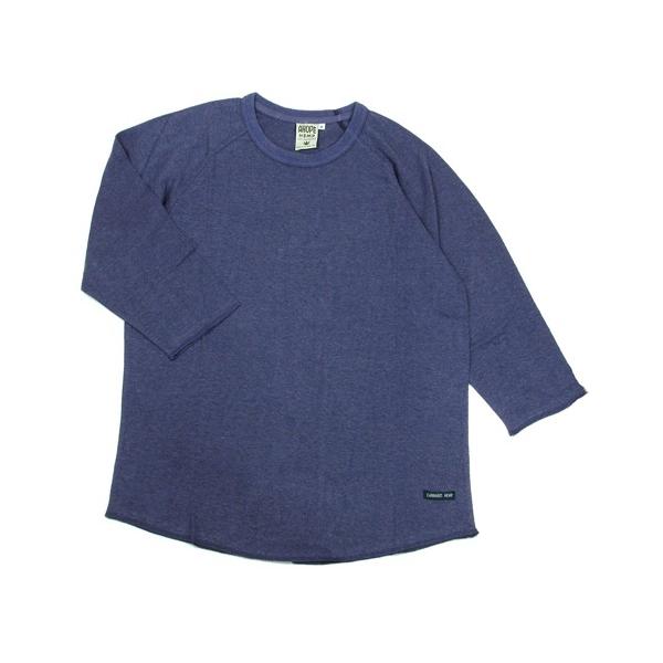 A HOPE HEMP �A�z�[�v�w���v RAGLAN 3/4 TEE / INK BLUE �w���v�R�b�g�� 7���� ���O���� T�V���c ���n