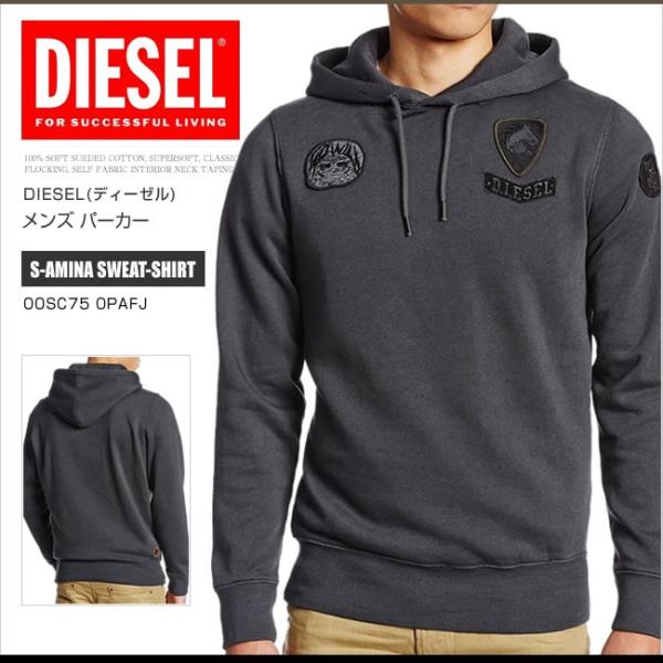 ディーゼル Diesel パーカー メンズ プルオーバーパーカー スウェット 00sc75 0pafj S Amina Ds 正規品 本物保証 Ds グリーンパンプキン 通販 Yahoo ショッピング