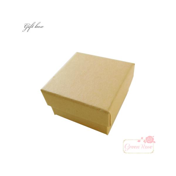ギフトボックス クラフト紙 約53×53mm 2個 2108 box48 : GreenRose