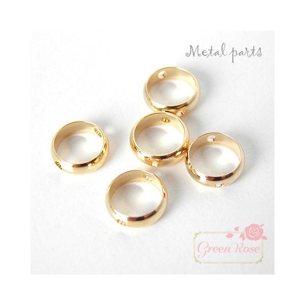 金属製リングパーツ 真鍮製リングパーツ 約8mm 10個 1903 サークル 丸 金属 J6-3055
