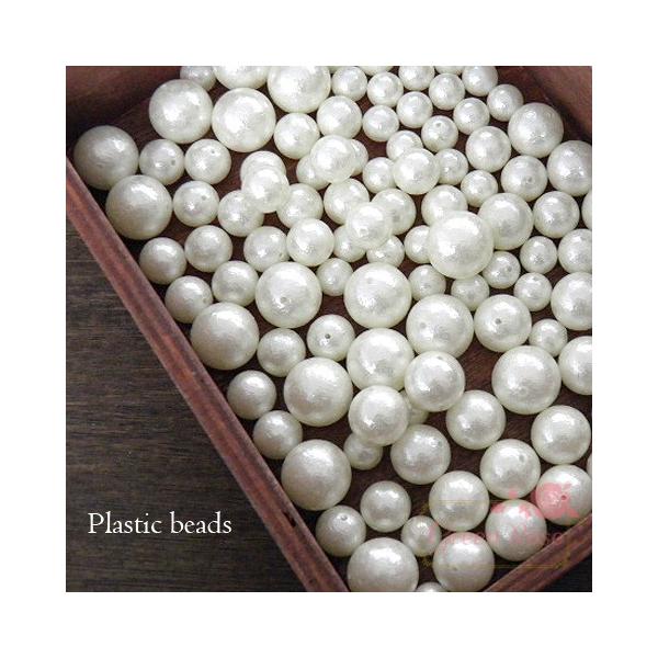 コットンパール風アクリルビーズ 4サイズ 1901 シワ加工 Pearl76