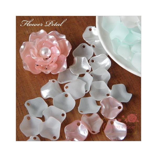 まとめ売り　カラフル花びら型　プラスチックパーツ 楽天市場】フラワーパーツ 花びら パーツ プラスチック はなびら