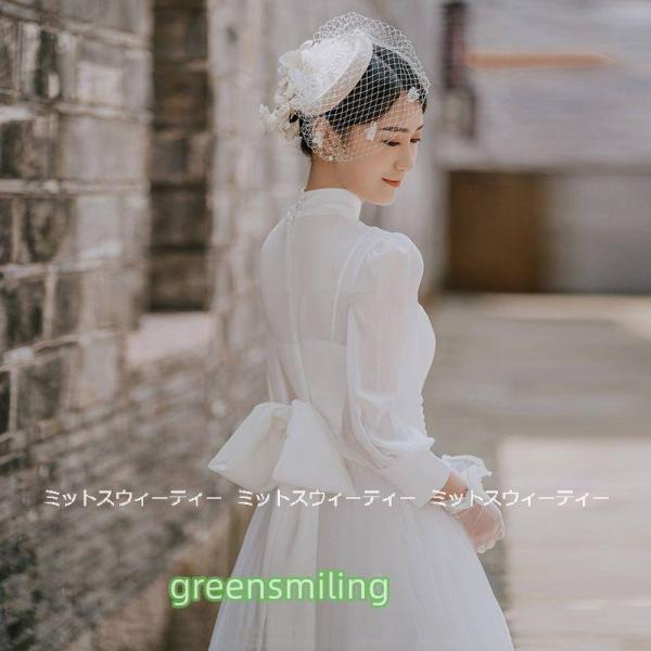 ウェディングドレス ウエディングドレス Aラインドレス ロングドレス 長袖 結婚式 二次会 花嫁 前撮りドレス フォトウエディング 披露宴 後撮り リゾート 白 ウェディングドレス ウエディングドレス Aラインドレス ロングドレス