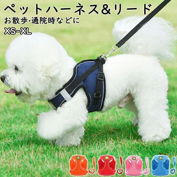 犬 ネコ ハーネス 猫犬兼用小型犬  胴輪 介護 ハンドル ペット 散歩  はーねす 子猫 成猫用 リード ネコネコいぬ イヌ ワンチャン通気 軽量化