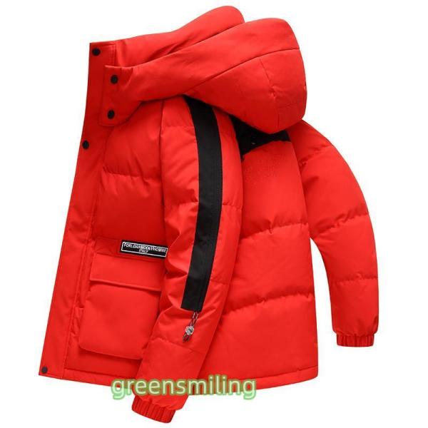 # elfinfolk 赤 フード付きダウンジャケット こびとジャンパー elfinfolk 赤 フード付きダウンジャケット こびとジャンパー