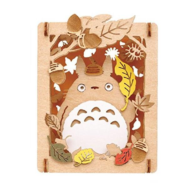 となりのトトロ Paper Theater Wood Style ペーパーシアター 秋の木漏れ日 ジブリ ペーパークラフト 雑貨 グッズ インテリア グリングリン 通販 Yahoo ショッピング